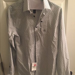 Men’s slim fit dress shirt NWT 14-14 1/2 x 32-33